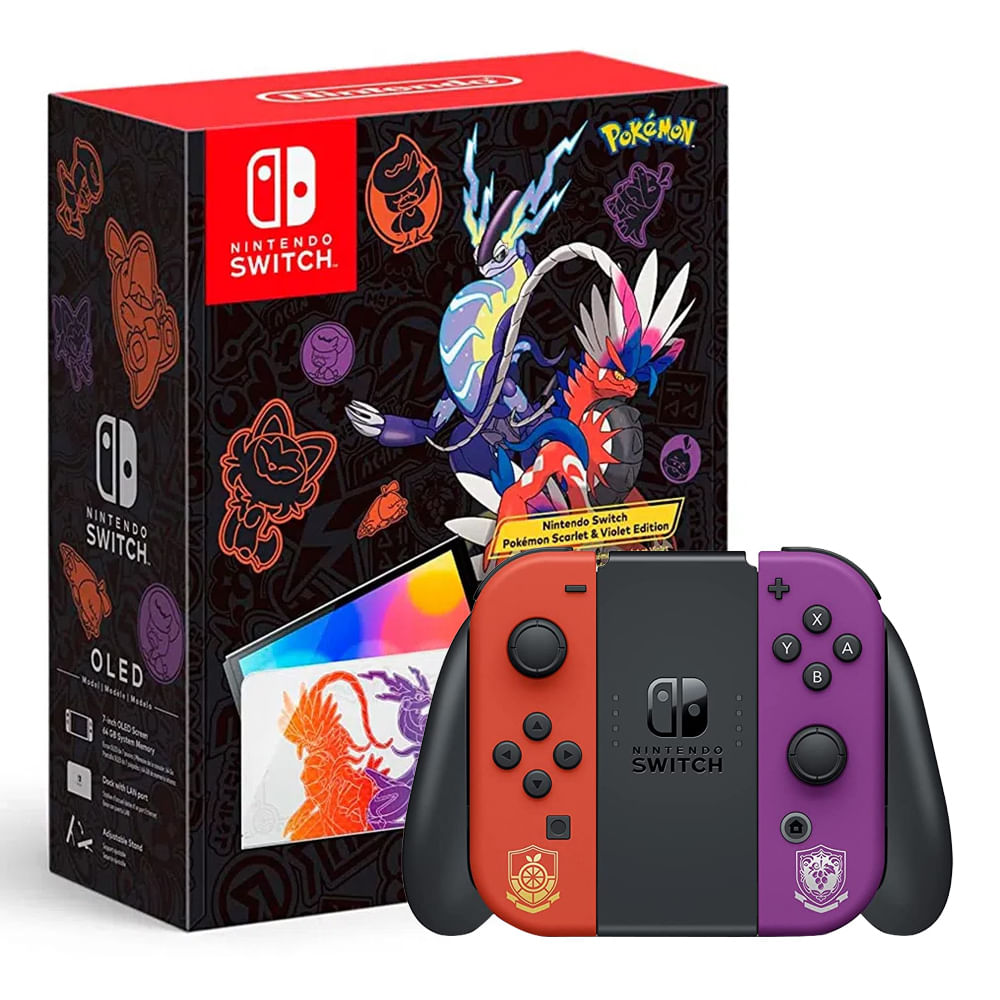 Consola Nintendo Switch Oled Edicion Pokemon Scarlet Violet