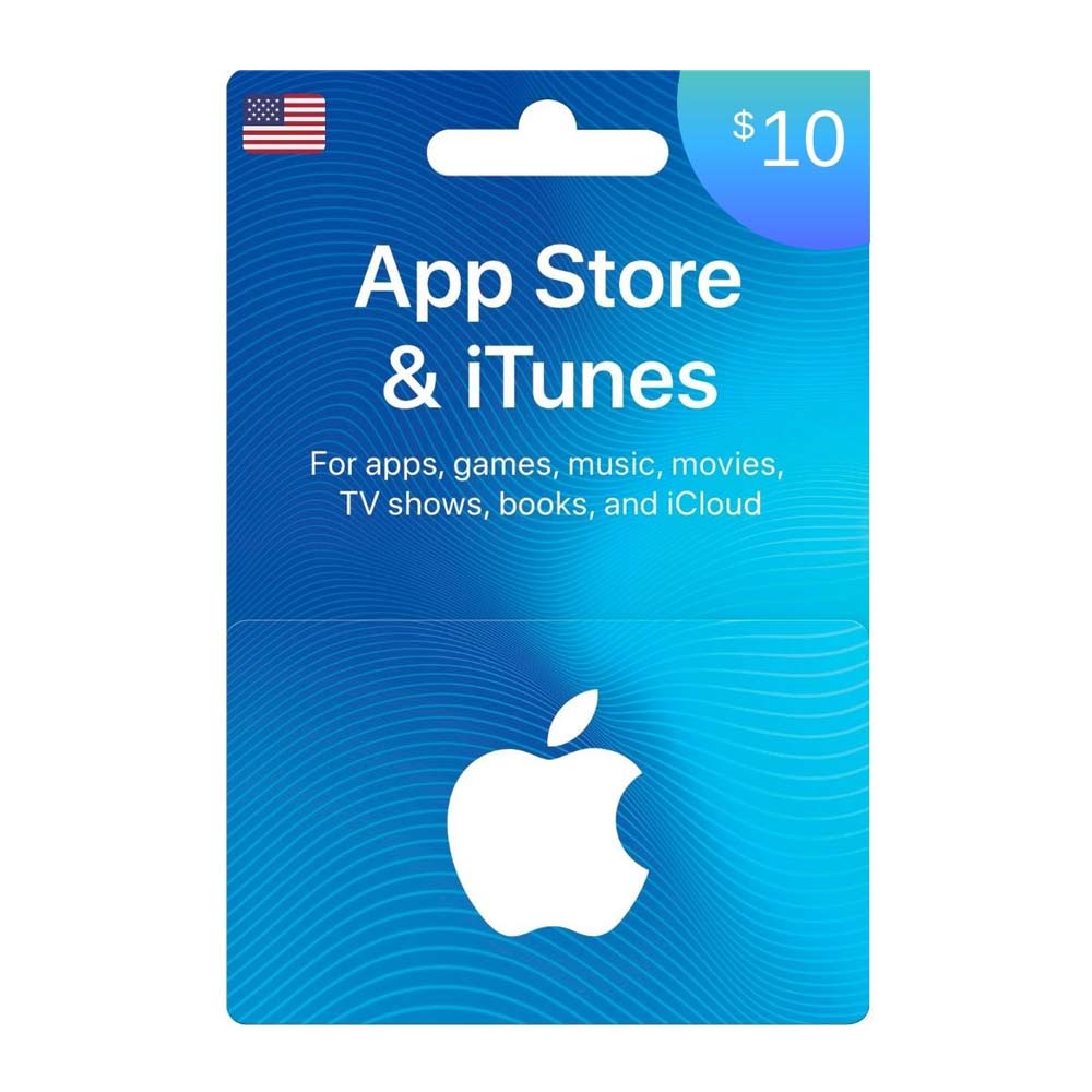 Tarjeta de regalo iTunes $10 USD USA digital