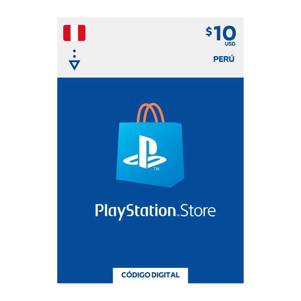 Tarjeta de regalo PlayStation Network $10 USD Perú - PSN PS5 PS4 digital