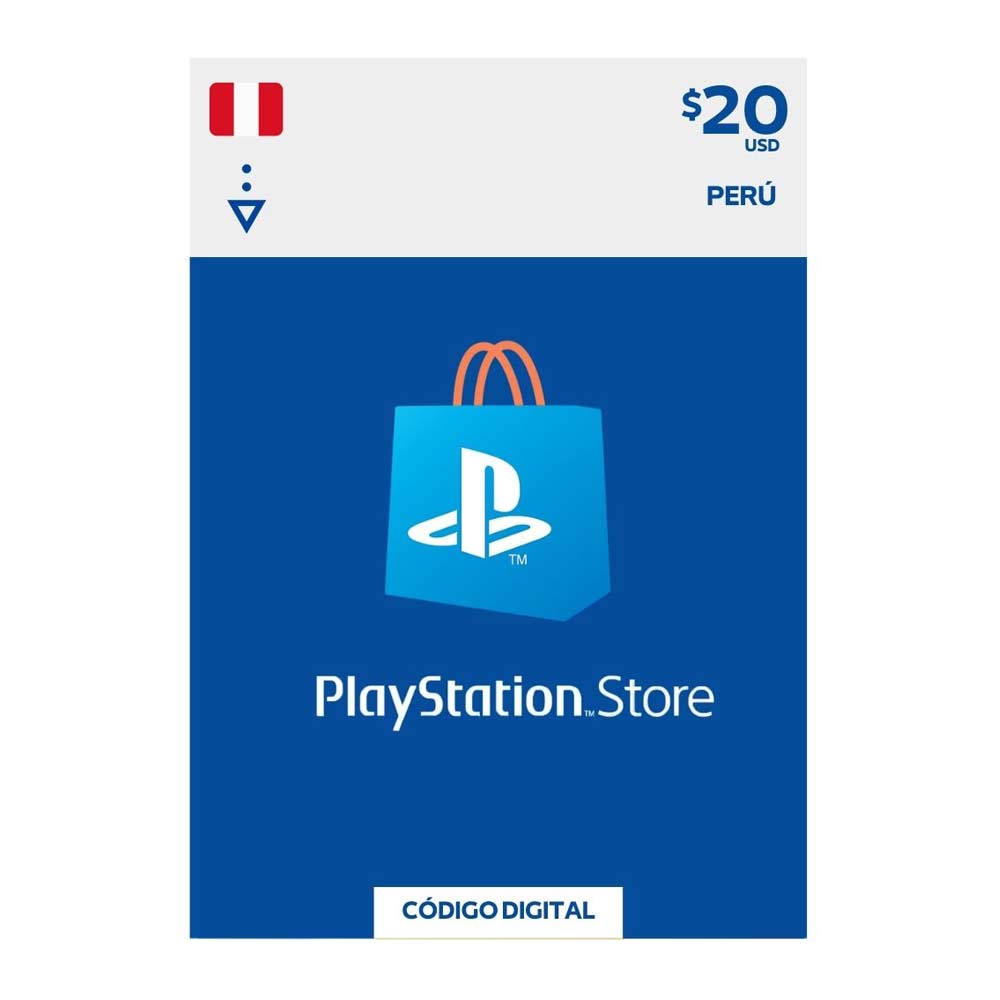 Tarjeta de regalo PlayStation Network $20 USD Perú - PSN PS5 PS4 digital