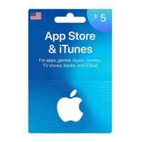 Tarjeta de regalo iTunes $5 USD USA digital