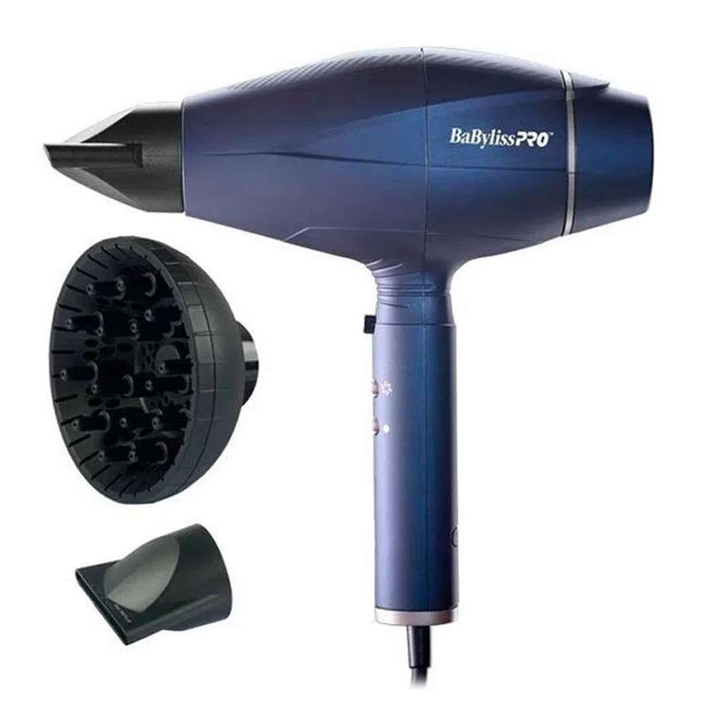 Imagen 2 del producto Secador de cabello Babyliss Pro Súper Sónico 2100W, 2 niveles de velocidad, 2 niveles de temperatura, azul