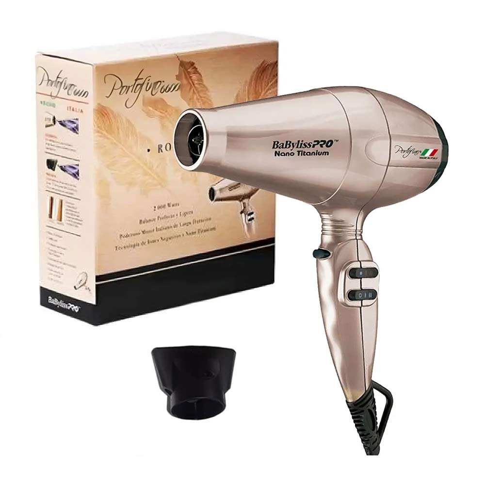 Imagen 2 del producto Secador de cabello Babyliss Pro Portofino 2000W, 2 niveles de velocidad, 3 niveles de temperatura, rosado