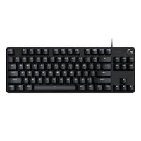 Teclado gamer alámbrico Logitech G413 TKL SE conexión USB, mecánico, LED blanca, negro