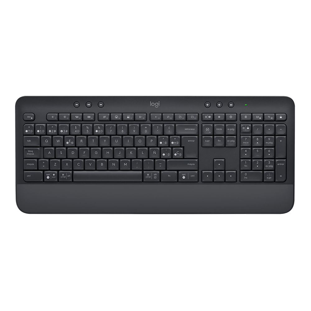 Teclado Logitech Signature K650 Wireless/bluetooth, negro