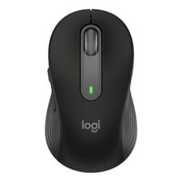Mouse inalámbrico Logitech Signature M650 Inalámbrico Logitech Signature M650, Bluetooth y receptor USB, 4000 dpi, 5 botones, negro