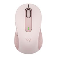 Mouse inalámbrico Logitech Signature M650 Inalámbrico Logitech Signature M650, Bluetooth y receptor USB, 4000 dpi, 5 botones, rosado
