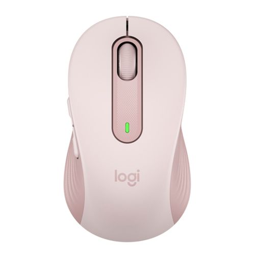 Mouse inalámbrico Logitech Signature M650 Inalámbrico Logitech Signature M650, Bluetooth y receptor USB, 4000 dpi, 5 botones, rosado