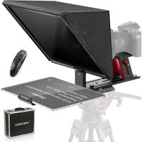Teleprompter TP150 Desview , se adapta a cualquier teléfono o tablet de 15 pulgadas, rápido y fácil de configurar.
