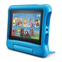 Reacondicionado: Tablet Amazon Fire 7 Kids 7"" 9th generación, 16GB, 1GB RAM, cámara principal 2MP, frontal 2MP, Quad-Core, hasta 7 horas, azul