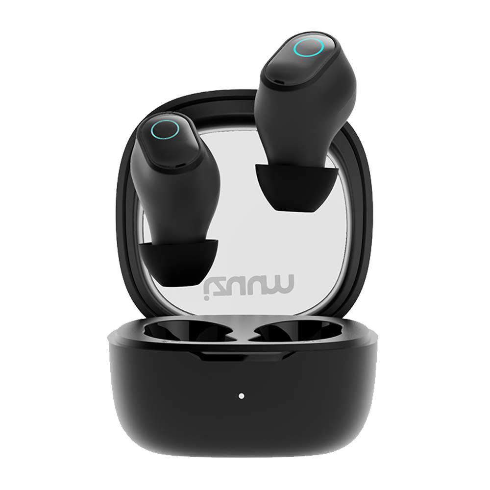 Imagen 1 del producto Audífonos bluetooth True Wireless Izuum ES09 resistente al agua IPX4, duración máx. 6 horas, controles táctil, negro