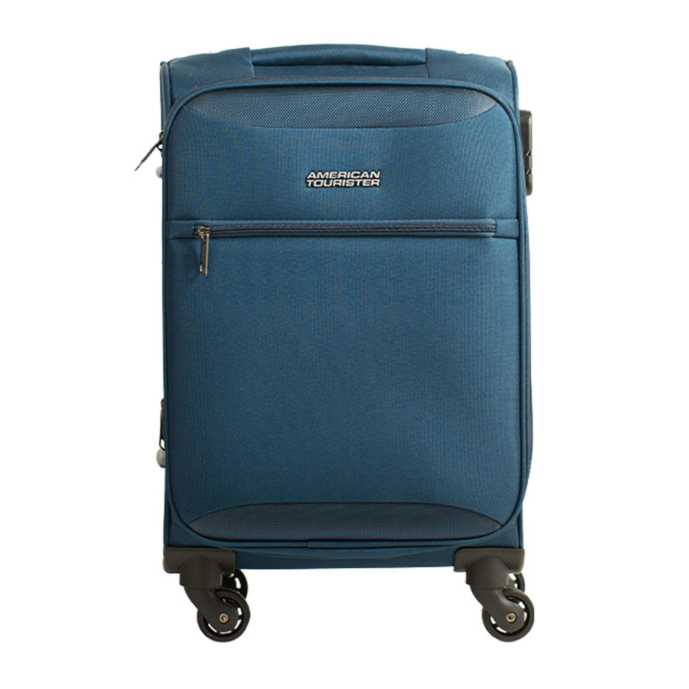 Maleta de cabina American Tourister Oasis 56/20 comb 55 cm, 4 ruedas, capacidad 43 litros, azul marino