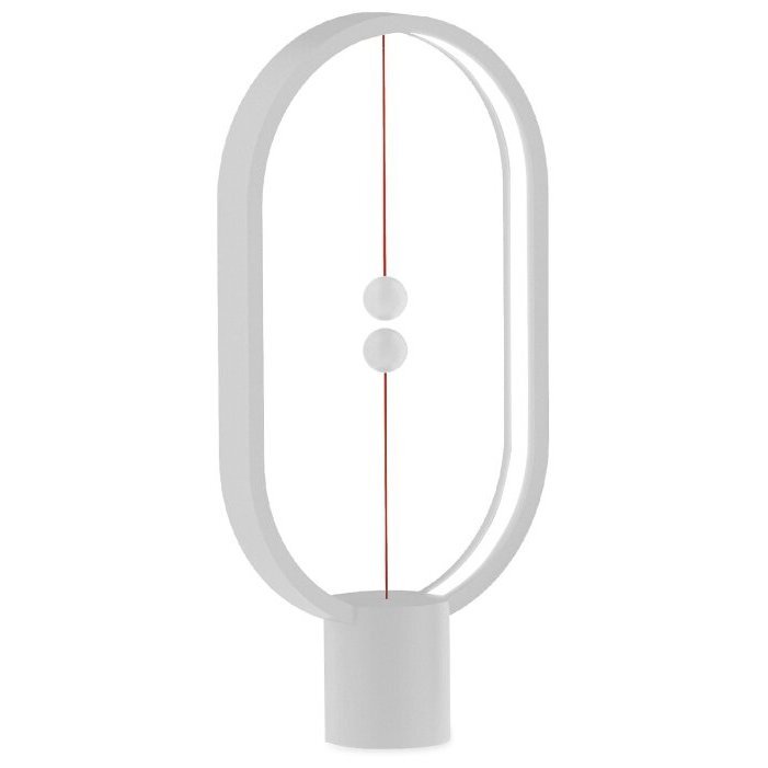LÁMPARA OVALADA MAGNETICA BLANCO