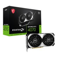 Tarjeta de vídeo Msi GeForce RTX 4070 Ventus 2x OC 12GB GDDR6X, 192 bits, Pcle 4.0
