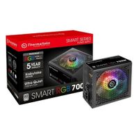 Fuente de poder Themaltake Smart RGB 700W, certificación 80PLUS