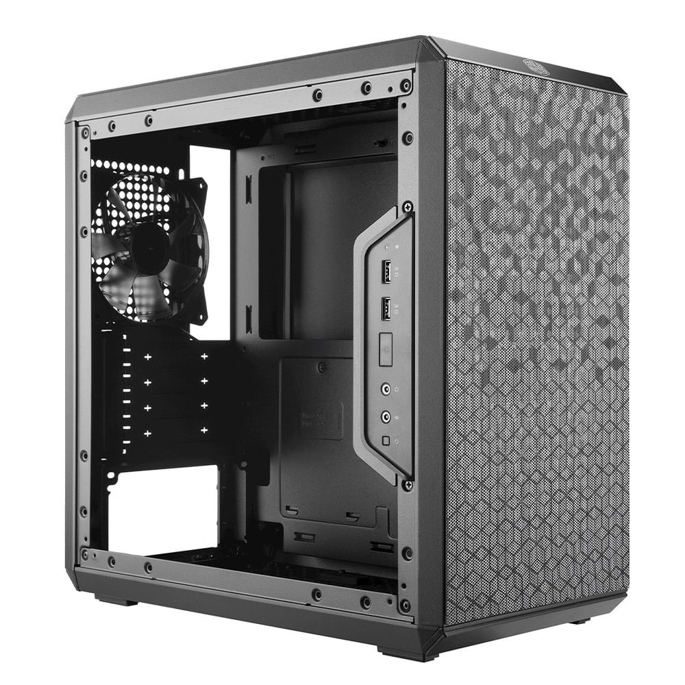 Imagen 2 del producto Gabinete Cooler Master Masterbox Q300L, Mini Tower, Micro-ATX/Mini-ITX, Panel lateral acrílico, sin fuente
