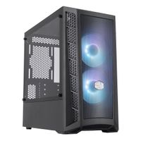 Gabinete Cooler Master Masterbox MB311L ARGB, Mini Tower, Micro-ATX/Mini-ITX, Panel lateral vidrio templado, sin fuente