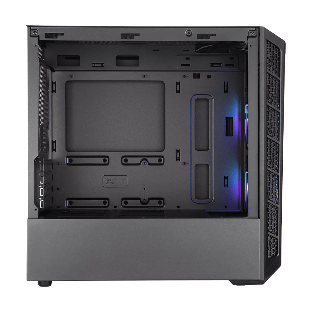 Imagen 2 del producto Gabinete Cooler Master Masterbox MB311L ARGB, Mini Tower, Micro-ATX/Mini-ITX, Panel lateral vidrio templado, sin fuente