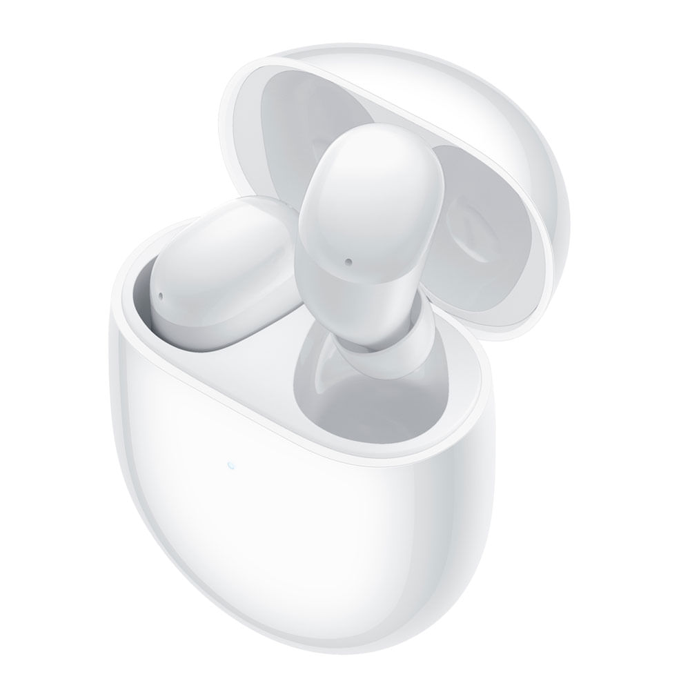 Audífonos bluetooth True Wireless Xiaomi Redmi Buds 4 resistente al agua IP54, duración máx. 6 horas, cancelación de ruido, blanco