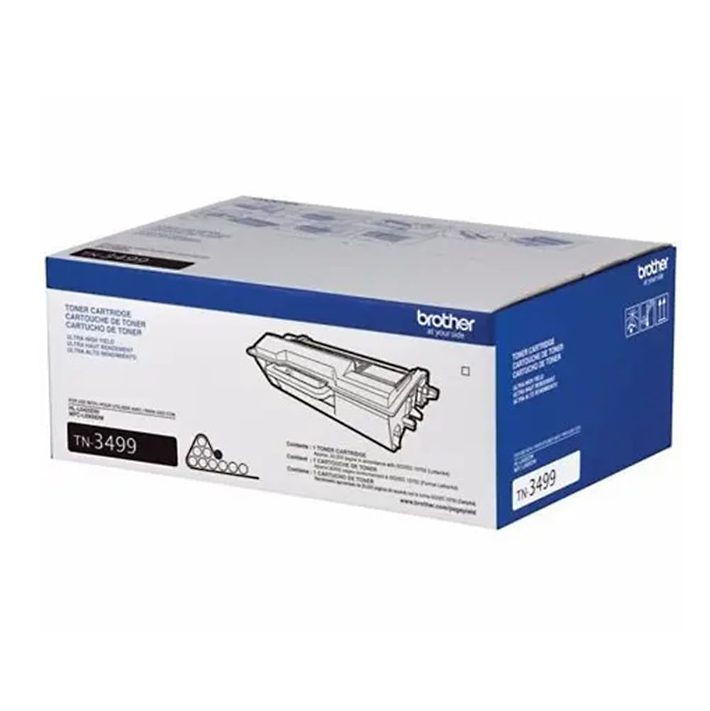 Toner Brother Tn-3499, Hl-L6400Dw Mfc-L6900Dw, 20000 páginas, Negro