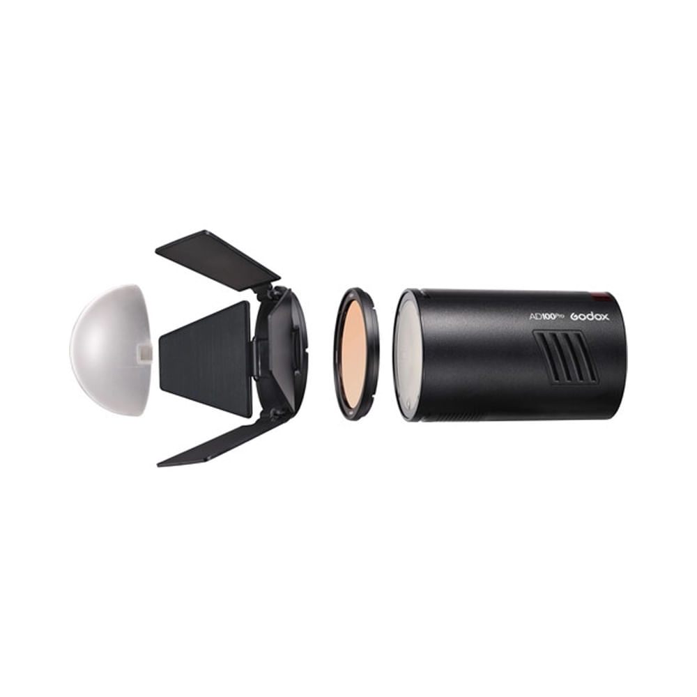 Godox AD100prop Pocket Flash Kit de 3 luces, negro