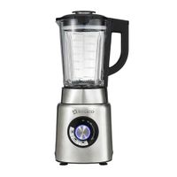 Licuadora Imaco BLS1417 1400w, 3 velocidades, vaso de vidro 1.7 litros, plateado