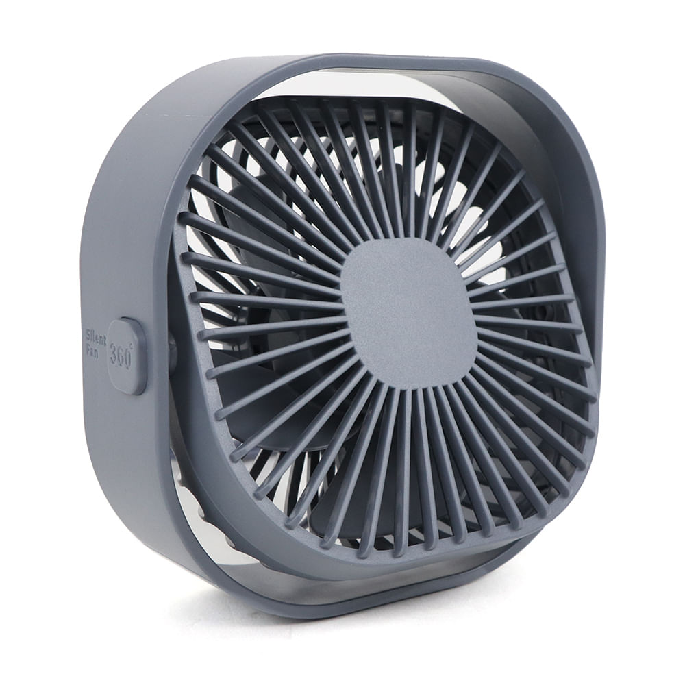 Imagen 2 del producto Ventilador de mesa Westminster SF52 9w, 3 velocidades, usb, gris