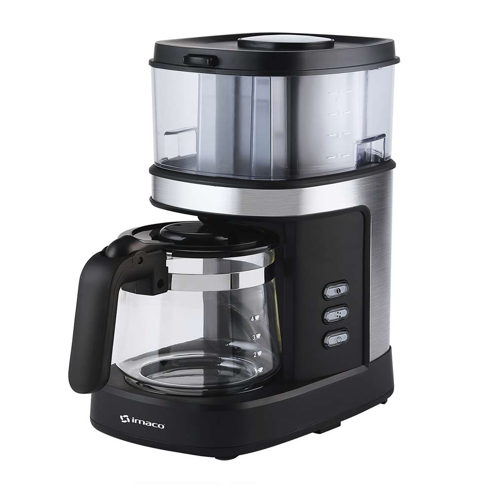 Imagen 1 del producto Cafetera Imaco ICMG4070, 750W, función café molido y en grano 350W, capacidad 0.6 litros, negro