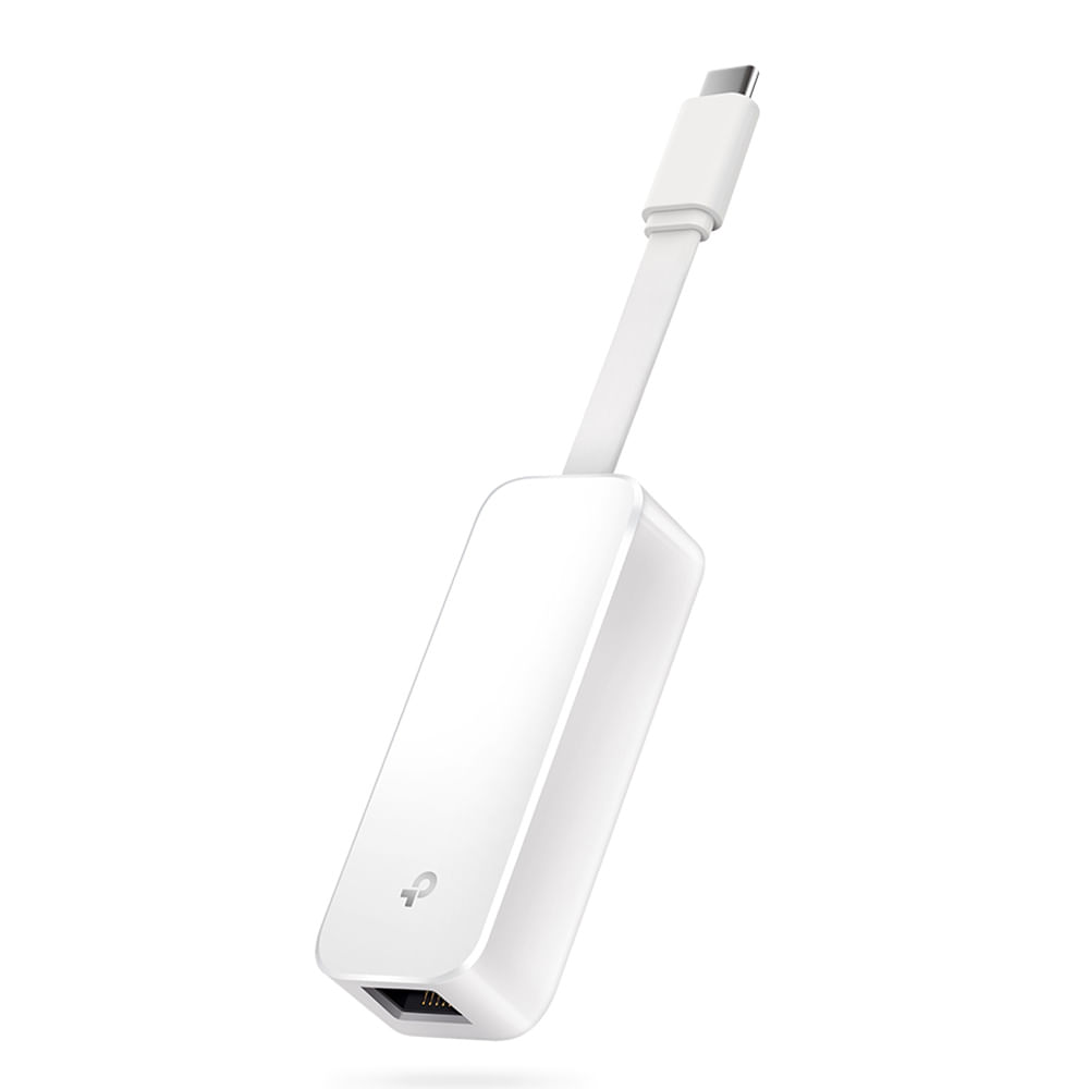 Imagen 1 del producto Adaptador de red TP-Link UE300C Usb tipo-C a RJA45 Gigabit, Plug and play, blanco