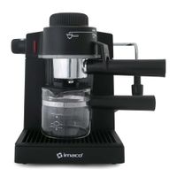 Cafetera espresso Imaco IECM5B 670w, capacidad 4 tazas, 5 bares, negro