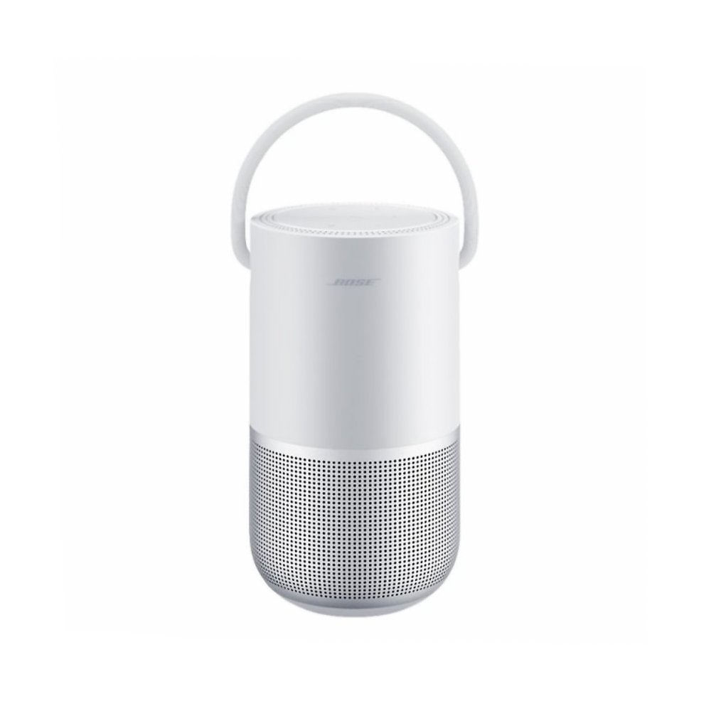 Parlante Portable Bose Home Smart Speaker, Batería recargable, Bluetooth, Wifi, Plata