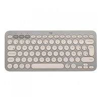 Reacondicionado: Teclado inalámbrico Logitech K380, bluetooth, multidispositivo, usa pilas, arena