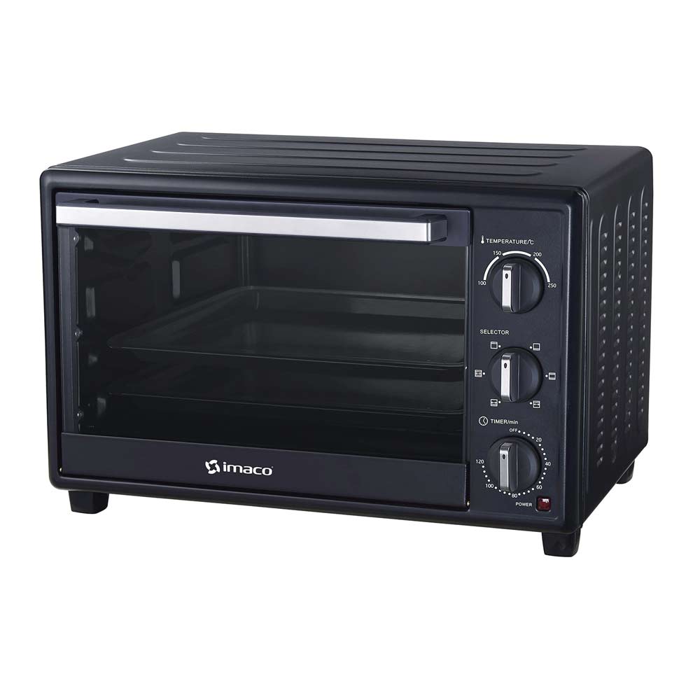 Horno eléctrico Imaco HES35R 1500w, 35 litros, temperatura máx. 250°c, negro