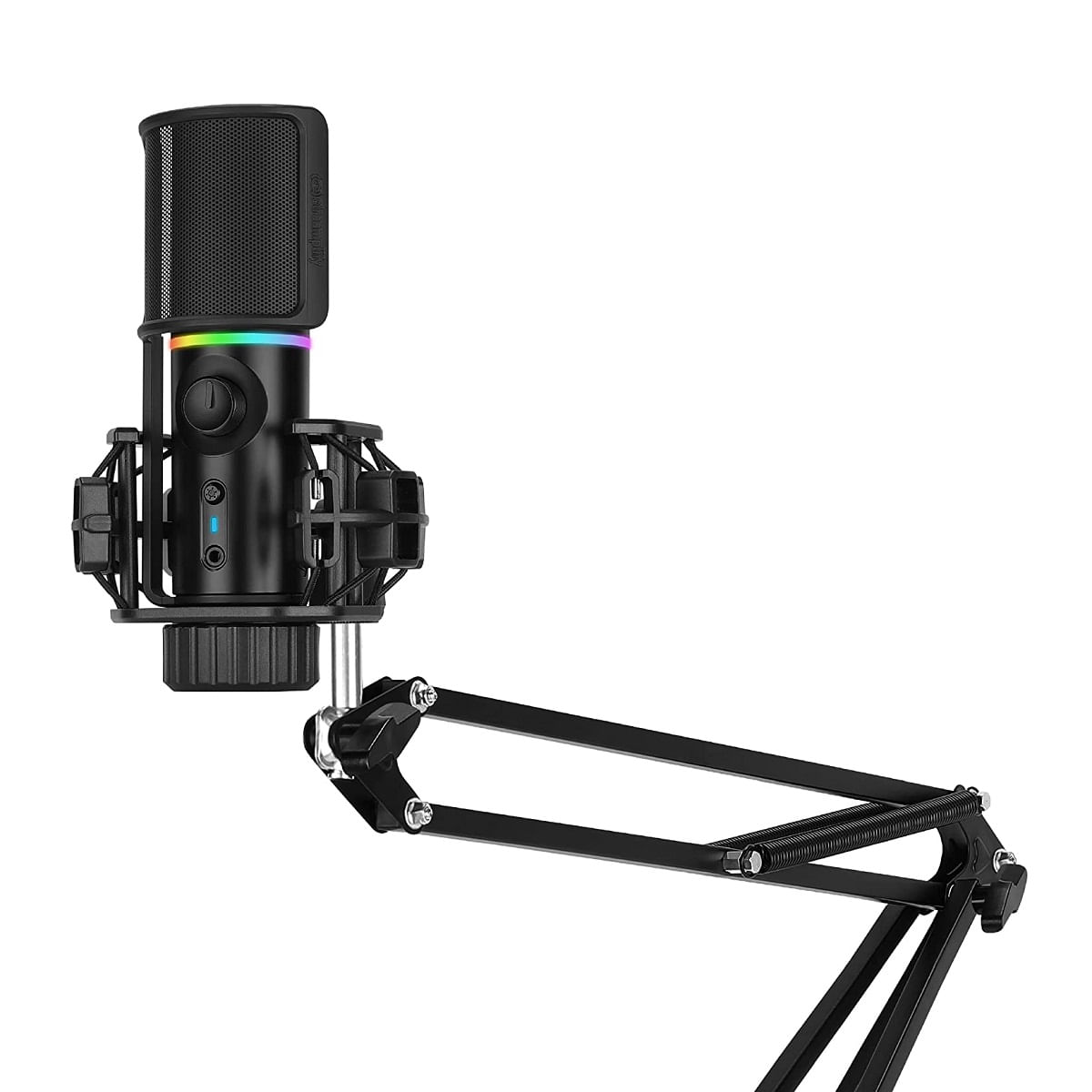 Imagen 2 del producto Micrófono Streamplify MIC Arm, cardioide, cable máx. 180cm, luces RGB, negro + Brazo de montaje