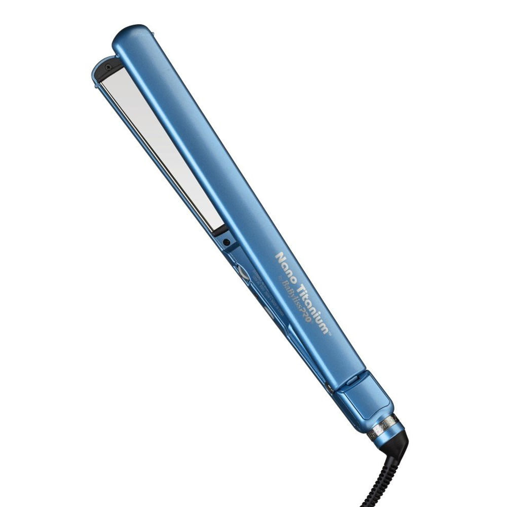 Imagen 2 del producto Alisadora Babyliss Pro Nano Titanium Wet & Dry placa brillante, 232°C, cable 2.75 m, celeste
