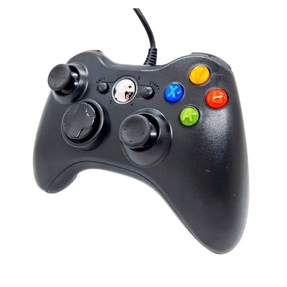 Mando Gadget NJX301, para Xbox y PC, alámbrico, negro