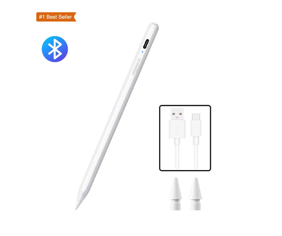 Imagen 2 del producto Pencil para iPad Alternativo Premium V2, compatible con iPads 2018 a más: Air, Pro 11"", Pro 12.9"", Mini y Gen 6-10