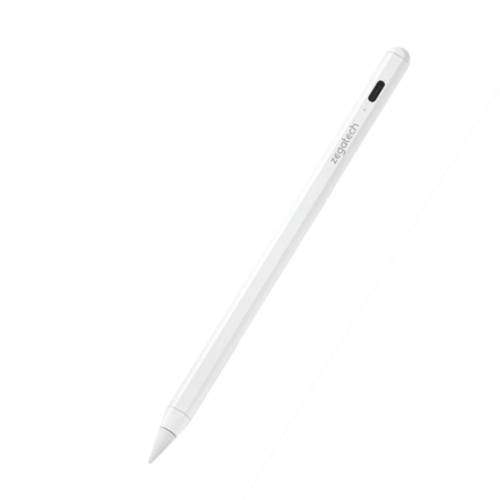 Pencil para iPad con bluetooth, recargable, premium alternativo, compatible con iPads 2018 a más: Air, Pro, Mini y Gen 6-10, blanco