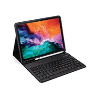 Case con teclado bluetooth para iPad Pro 11 con portapencil, color negro