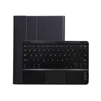 Case con Teclado TouchPad para iPad 10.2 7ma8va9na Gen con portapencil, color negro