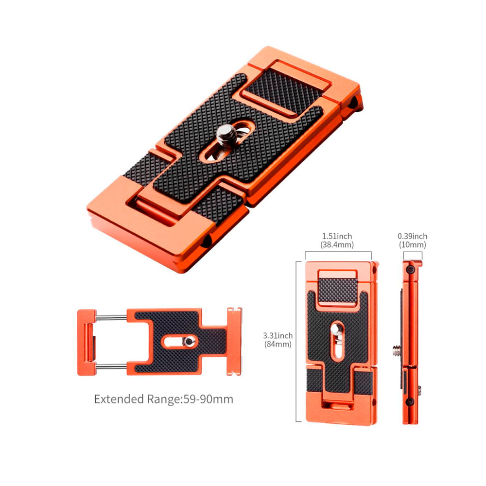 Imagen 2 del producto Placa de Montaje K&F Concept KF31.027 para Tripode