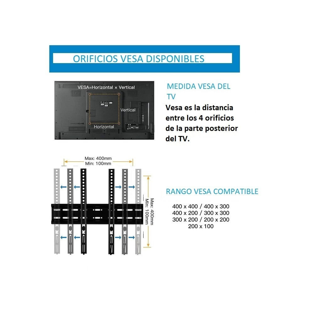 Imagen 2 del producto Rack para TV LED/Smart Expo Rack ERXL3265, 32""-65"", soporte móvil de 3 giros, negro