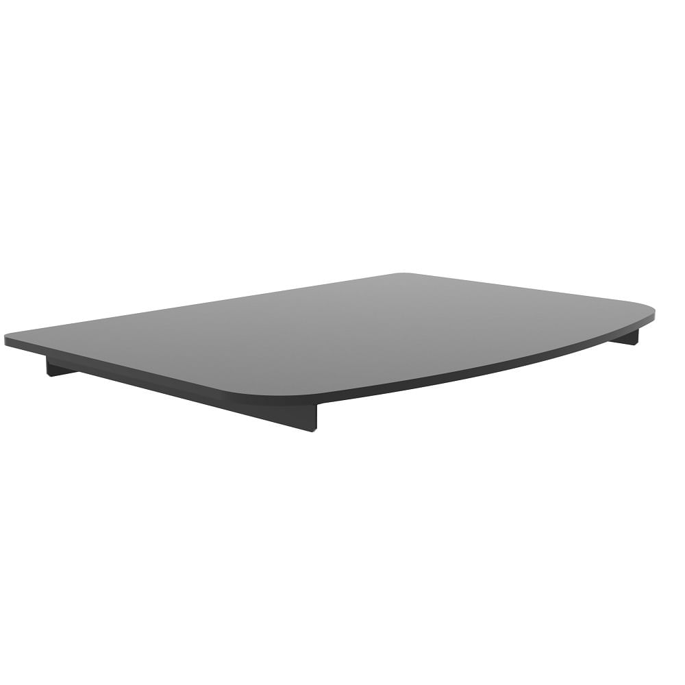 Imagen 2 del producto Repisa para Blue Ray/DVD/Deco Expo Rack ERVT-1, vidrio templado 5 mm, negro, 36x25 cm, negro