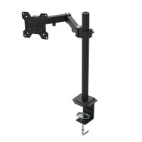 Rack monitor 13""-32"" EXPO RACK, EM1327, soporte de escritorio para monitor móvil de 3 giros, negro