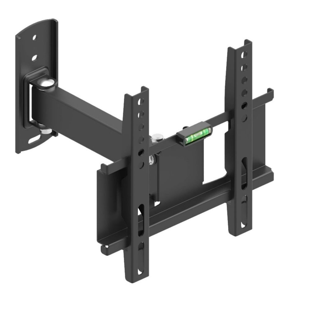 Rack para TV Expo Rack F2M-20R, 15"-43", soporte móvil 2 giros, plegable, VESA 75x75 a 200x200 mm, negro