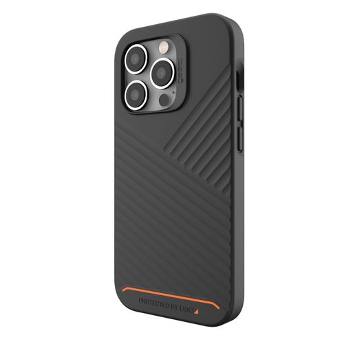 Case para iPhone 14 Pro, amortiguador de choques y caídas hasta 5 metros, protección de cámaras, negro