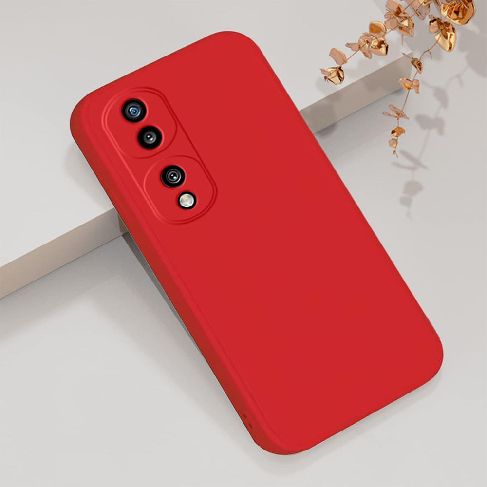 Imagen 2 del producto Case para Honor 70, amortiguador de choques, protección de cámaras, rojo