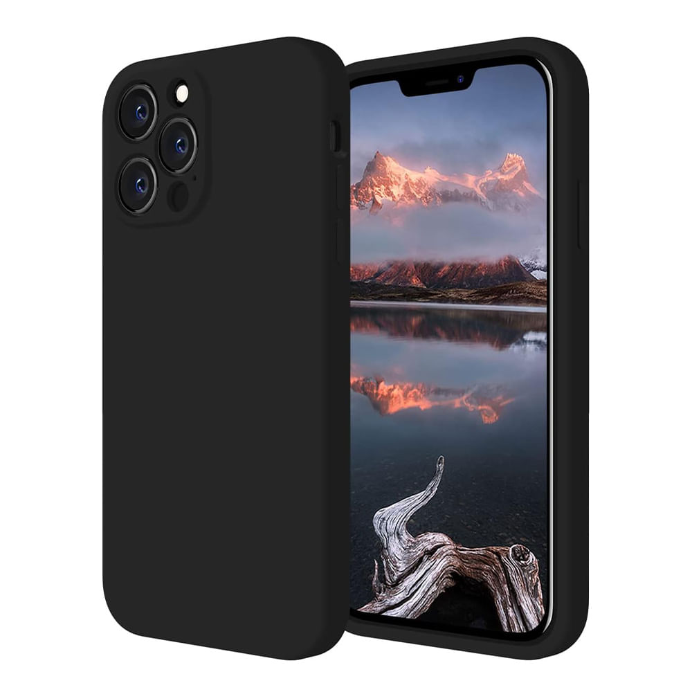 Imagen 2 del producto Case para iPhone 13 Pro, amortiguador de choques, protección de cámaras, negro