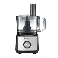 Procesador de alimentos Imaco FP7581 8 en 1, 750W, acero inoxidable, versátil, negro