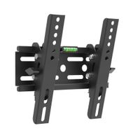 Rack TV Led/Smart 15""-43"" Expo Rack, ERI1543, soporte fijo inclinable, negro